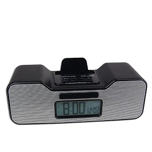 Fashionation Portable Alarm Clock Radio for iPod /Dock Connector